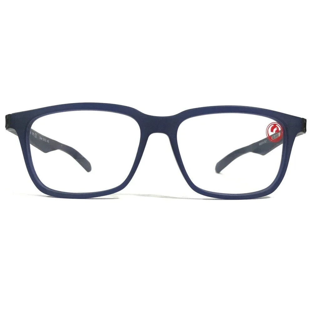 Dragon Eyeglasses Frames DR123 400 Blake Blue Square Full Rim 55-16-145